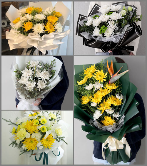 山东青岛平度市凤台街道邢家疃村白事花束代送